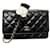 Wallet On Chain Chanel New Crossbody Bag Preto Couro  ref.333514