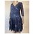 Ganni Kleid blau Polyamid M - Ansicht 3