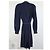Traje Bermuda Diane Von Furstenberg Seda Azul Marino - vista 3