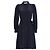 Traje Bermuda Diane Von Furstenberg Seda Azul Marino - vista 4