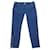 Elisabetta Franchi pantaloni ghette Blu navy Cotone Poliammide  ref.333668