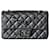 Timeless Chanel Classic Quilted So Black Lambskin Rectangular Mini Flap Leather  ref.333672
