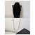 CHANEL B14Collana di cristallo di perle con logo V Timeless CC Crudo - vista 14