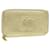 CHANEL Choco Bar Long Wallet Gold Leather CC Auth ar2850 Golden  ref.334866