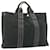 Hermès HERMES Fourre Tout MM Hand Bag Black Cotton Auth ar4310  ref.335358
