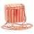 CHANEL Hemp Vanity Chain Shoulder Pouch Pink CC Auth 23489 Black Cloth  ref.335384