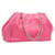 Sacola CHANEL com corrente de couro envernizado rosa CC Auth 22812  ref.336138