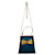 Nina Ricci handbag or crossbody bag Blue Yellow Satin  ref.336747
