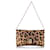 Dolce & Gabbana bolso de hombro de leopardo con estampado de leopardo marrón Taormina Castaño Negro Cuero Becerro  ref.337192