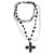 Chanel Gripoix 07Una collana con catena a più fili di perline Multicolore Metallo  ref.337201