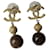 CHANEL B16 Orecchini pendenti con goccia di perle Multicolore Metallo  ref.337205