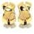 Dior Ohrring Golden Metall  ref.337366