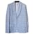 Chanel 2019 Cruise LA PAUSA Giacca Blazer in Tweed Fantasia Bianco Blu Blu chiaro Cotone  ref.337563