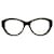 Óculos ópticos de armação redonda Alexander Mcqueen Marrom Acetato Fibra de celulose  ref.337619