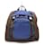 Prada Blue Canvas x Brown Leather Tessuto Backpack Metal  ref.337710