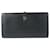 Chanel Black calf leather Button Line CC Logo Long Flap Wallet 16CC719  ref.337729