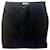 Acne Stretchy denim/leather skirt Black Cotton  ref.337764