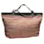 Shopper chanel XL lined sided Pink Grey Cotton Polyester  ref.337795