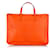 Loewe Orange Goya Leather Briefcase Pony-style calfskin  ref.337843