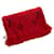 Sciarpa in lana Louis Vuitton Logomania rossa Rosso Seta Panno  ref.337946