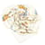 Hermès Bufanda de seda Hermes White QuImport le Flacon Blanco Multicolor Paño  ref.338053