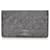 Chanel Silver Matelasse CC Metallic Leather Wallet Silvery Pony-style calfskin  ref.338770