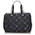 Chanel Black Old Travel Line Nylon Travel Bag White Cloth  ref.338835