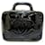 Chanel saco de embreagem Preto Couro  ref.339322