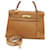 Hermès HERMES BAG KELLY 32 TOGO GOLD GHW Caramel Gold hardware Leather  ref.339338