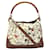 Gucci White Bamboo Flora Diana Canvas Satchel Multiple colors Leather Cloth Pony-style calfskin Cloth  ref.339427