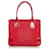 Gucci Red GG Canvas Handtasche Rot Leder Lackleder Leinwand Tuch  ref.339581