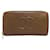 Chanel Brown CC Caviar Leather Zip Around Long Wallet  ref.340117