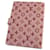Agenda Louis Vuitton Mini Lin Monogram Rouge Toile Tissu  ref.340238