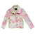 Tamanho de jaqueta Burberry 36 Rosa Branco Algodão  ref.339323