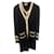 Chanel Tricots Coton Cachemire Noir Beige  ref.339337