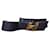 Hermès vintage hermes belt Blue Leather  ref.339953