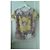 Autre Marque EMILY VAN DEN BERGH Top de algodón con motivos florales abstractos Blanco Amarillo Multicolor - vista 2