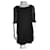Juicy Couture Mini vestido com mangas de chiffon Preto Algodão Pano  ref.340069