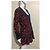 Diane Von Furstenberg Abito a portafoglio in seta stile kimono DvF nero e rosso - vista 4