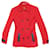Talla de chaqueta Dolce & Gabbana 38 Roja Lana Acetato  ref.340382