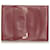Cover per passaporto in pelle Cartier Must De Cartier rossa Rosso Bordò Vitello simile a un vitello  ref.340576