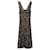 Chanel Schwarzes Kleid mit CC-Logo Seide  ref.340648