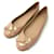 NEW LOUIS VUITTON FIANCEE BALLERINAS SHOES 36.5 IN PATENT LEATHER SHOES Beige  ref.340866