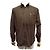 Hermès NOVA CAMISA RIBBED HERMES M 39 CAMISA DE ALGODÃO MARROM NOVA