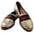 Chaussures Gucci 37 Cuir Rouge Doré  ref.341009
