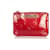 Louis Vuitton Red Vernis Pochette Cles Roja Cuero Charol  ref.341045