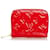 Louis Vuitton Red Vernis Portamonete Zippy Rosso Pelle Pelle verniciata  ref.341098