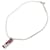 Dior necklace Silvery Metal  ref.341172