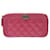 Chanel clutch bag Pink Leather  ref.341261