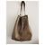Borsa a mano Gerard Darel in pelle kaki scuro Cachi Marrone scuro - vista 7